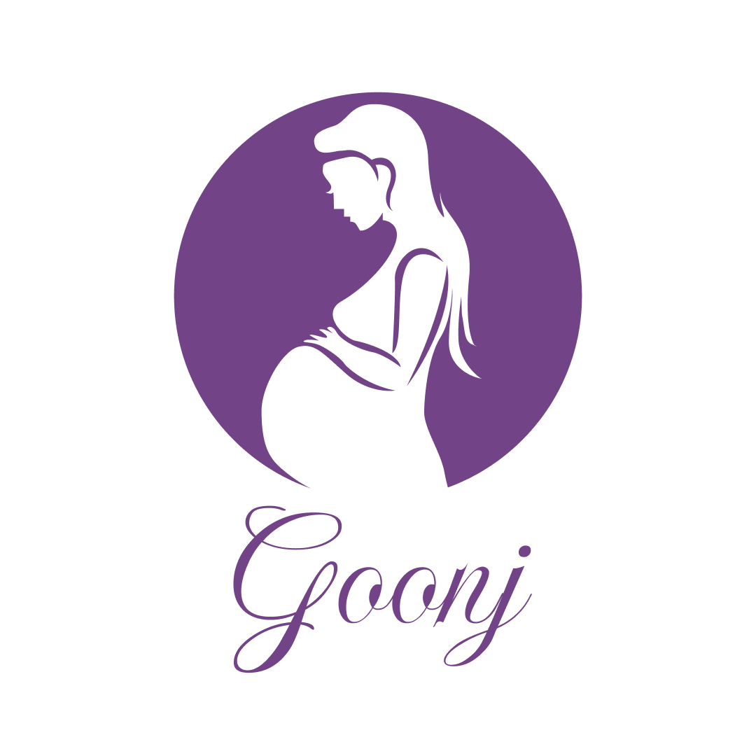 Goonj white logo